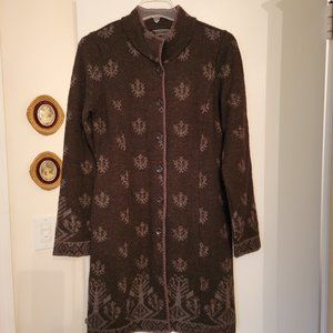 Peruvian Connection Alpaca Wool Sweater Coat